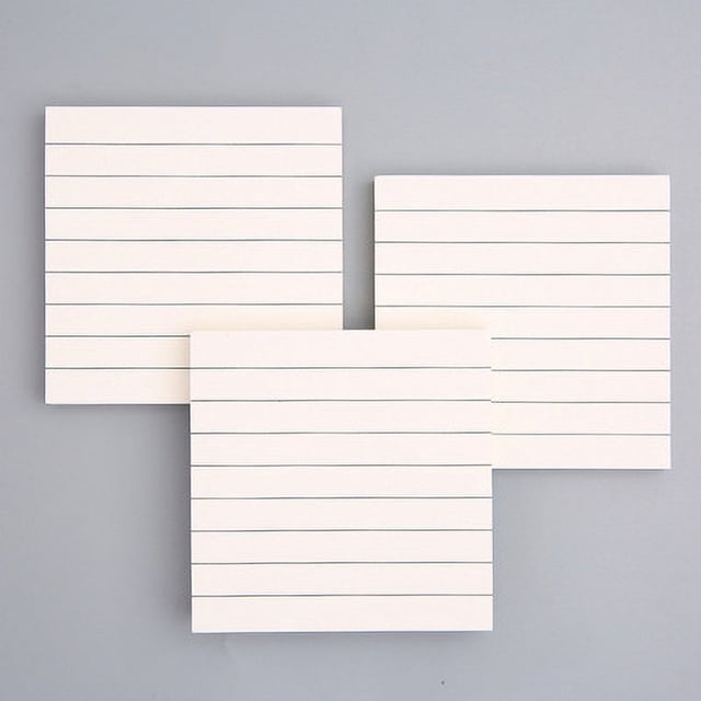 XmhyTop 8 blocs de notas adhesivas de 3 x 3 pulgadas, blocs de notas autoadhesivos, 80 hojas/bloc, blocs de notas súper adhesivos, notas adhesivas blancas,trabajar y la vida diaria