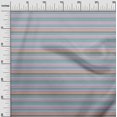 thumbnail image 2 of oneOone Polyester Lycra Fabric Horizontal Stripe Printed Craft Fabric BTY 56 Inch Wide, 2 of 4
