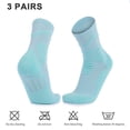 thumbnail image 2 of 3pcs blue ball socks Actual combat men's socks thickened ball socks non-slip professional sports socks - Shallow blue, 2 of 5