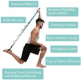 thumbnail image 2 of Yoga Stretch Strap. Multi Loops Adjustable Exercise Band For Stretching. Physical Therapy, 2 of 4