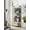 Black, variant on XX Storage Shelf, Bookshelf With 5 Shelves, Steel Frame, For Living Room, Entryway, Office, Industrial Style, Rustic, 24.4"L X 9.4"W X 65"H (62 X 24 X 165 Cm), Black, Grey, Brown