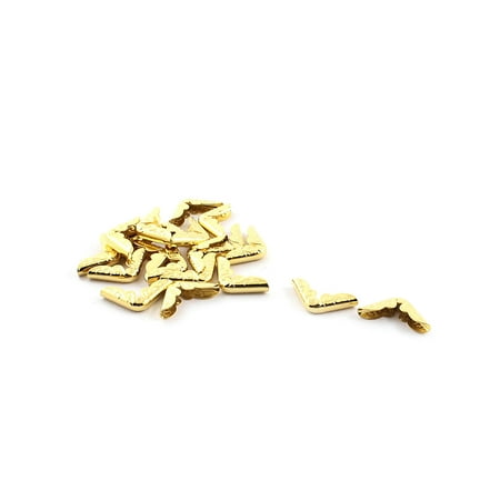 

Allegra K Metallic Book Album Corner Clips Wing Pins Tips 20 Pieces