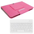 thumbnail image 3 of Teclado De 10 Pulgadas + Funda De Cuero Pu Con Soporte Para Tableta Bluetooth Teléfono Móvil Con Pantalla Enorme (Teclado De 10 Pulgadas + Funda De Pu Rosa Roja) Inevent EL007407-00, 3 of 6