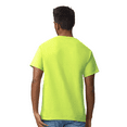 thumbnail image 5 of Gildan Ultra Cotton T-Shirt for Men, High-Vis Classic Fit Fashion Essentials Shirt, Safety Green, Pack of 6, M, 5 of 5