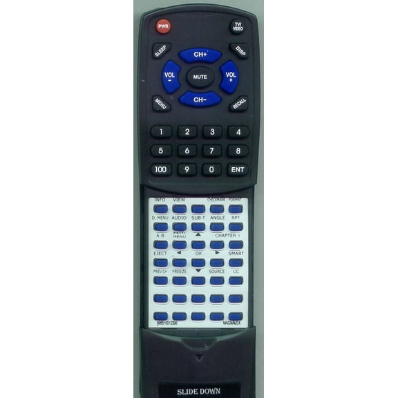 Replacement Remote for MAGNAVOX 996510012396, RT996510012396, RC2034316, 19MD358BF7, 19MD358B, 19MD358B37, 19MD358B37X