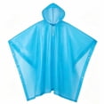 thumbnail image 6 of Ceisia Men Portable Hooded Rain Poncho Lightweight Waterproof Reusable Loose Rain Cape Non Disposable Raincoat For Hiking Camping Travel Outdoor Activity Gift, 6 of 6