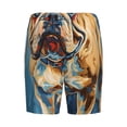 thumbnail image 2 of Lsque Patriotic Bulldog Welcome Mens Sleep Pajama Shorts,Short Pajama Pants, Cotton Ultra-Soft Knit-X-Large, 2 of 9