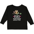 thumbnail image 3 of Inktastic Big Sister Owl Reveal Girls Long Sleeve Toddler T-Shirt, 3 of 5