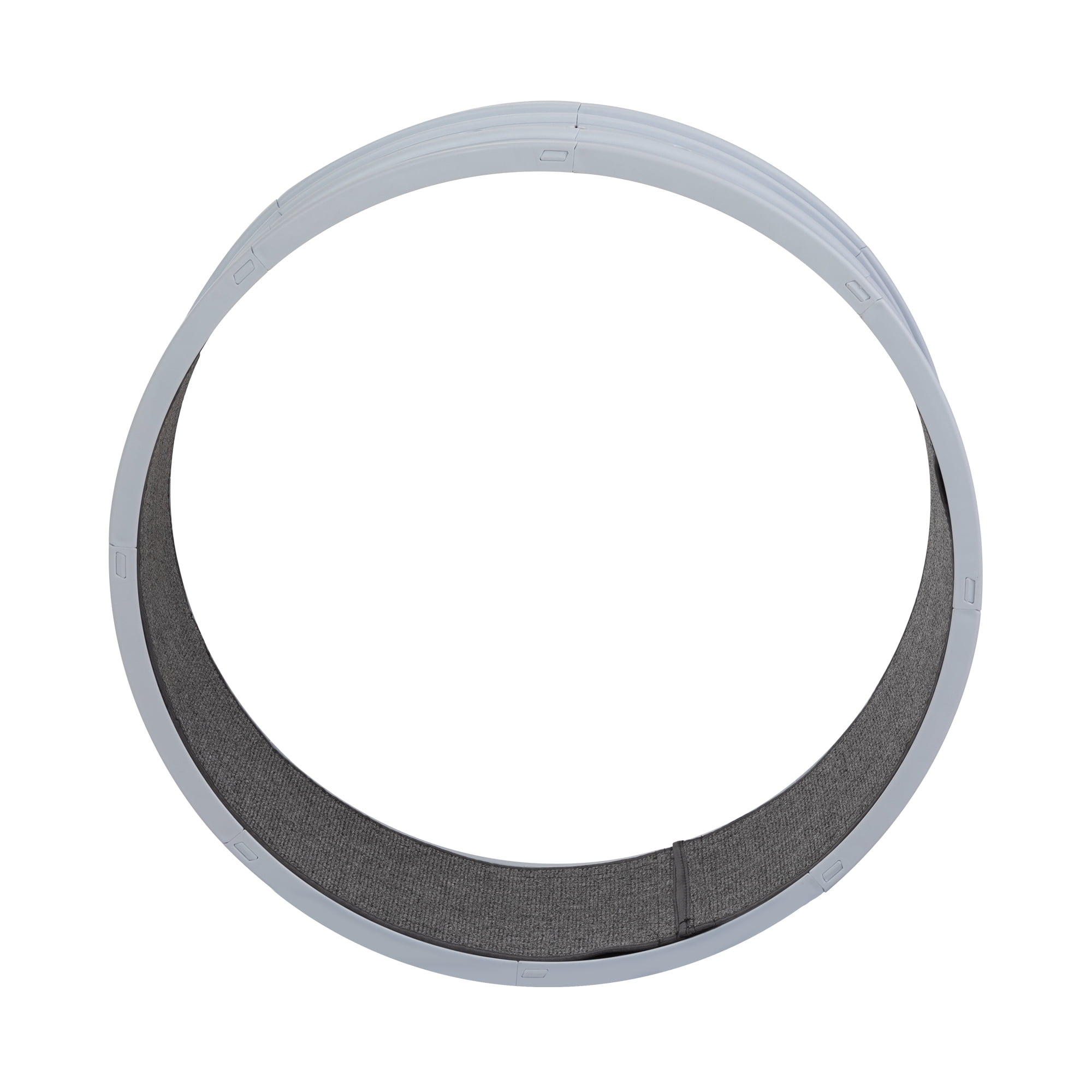 resenkos 31" Cat Exercise Wheel for Indoor Cats, Large Cat Running Wheels, Easy Assembled Cat Treadmill Wheel with Locking Mechanism, Ultra-Quiet Running for Cat‘s Healthy, White