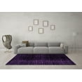 thumbnail image 3 of Ahgly Company Indoor Round Abstract Pink Modern Area Rugs, 7' Round, 3 of 4
