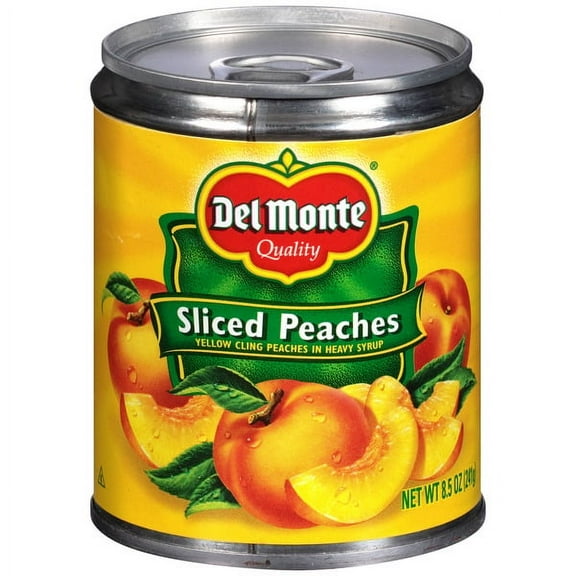 Del Monte Peaches Sliced 8.5 oz (Pack of 4)