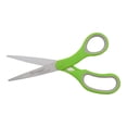 thumbnail image 6 of Westcott KleenCut 8” Titanium Scissors with Ergonomic Green Handle, 4-Pack for Office and High School, 6 of 9