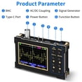 thumbnail image 4 of Handheld Digital Oscilloscope, Wide Application Built in 1000mAh Battery 2 Trigger Modes Digital Oscilloscope LCD Screen  for DIY Debugging, 4 of 7