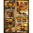 thumbnail image 2 of K1430-2B-MB 2-Tier 2 Round Willow Basket Display with Sign Frame and Sign Clips, 2 of 6