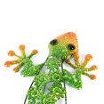 thumbnail image 4 of Gecko escultura de lagartija decorativa colgante interior exterior dormitorio jardín valla ornamento Sunnimix Escultura de arte de pared de Gecko, 4 of 6
