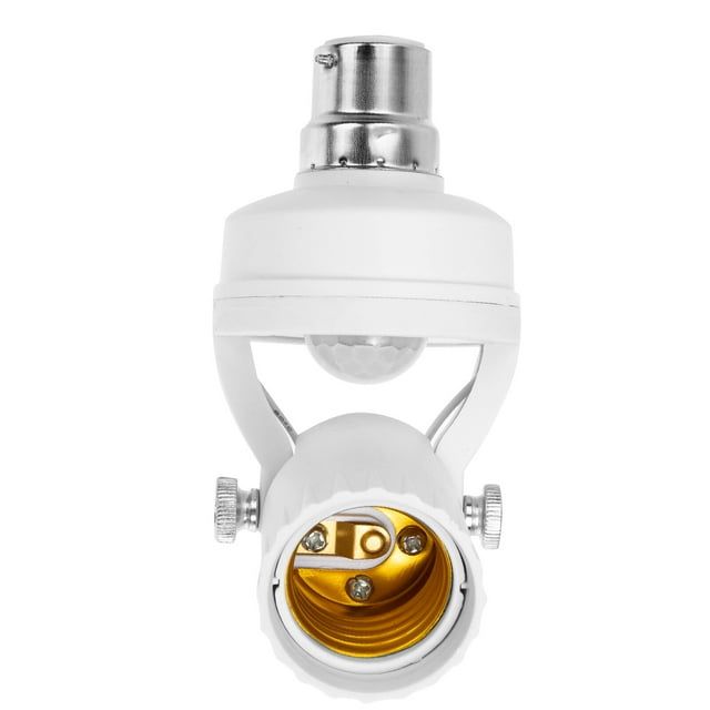 ColoMX Tenedor de la lámpara del sensor de infrarrojos Sensor humano Socket de luz B22 Sensor Soporte de luz