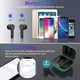 thumbnail image 3 of Auriculares inalámbricos, TWS Bluetooth 5.0 con estuche de carga, control táctil, auriculares deportivos impermeables con micrófono estéreo Bluetooth, carga tipo C, reproducción 24 horas (verde), 3 of 5