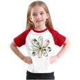 thumbnail image 4 of RXIRUCGD 2025 Vêtements d'Été pour Enfants Tout-Petits Garçons Filles Mode Mignon Col Rond Imprimé Manches Courtes Haut, 4 of 7