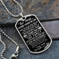 thumbnail image 2 of To my Future Father-In-Law, Dad Dog Tag, Gift For Father's Day From Daughter-In-Law - Graphic Military Dog Tag Necklace (Optional Personalized Engraving), 2 of 5