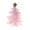 Pink, variant on sunsanly Feather Christmas Tree Tabletop Decoration Handcrafted Tree Figurine with Star Topper Holiday Home Centerpiece for Christmas New Year Party