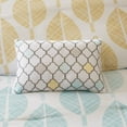 thumbnail image 6 of Madison Park Essentials Central Park 9-Piece Comforter Sheet Set - Yellow/Aqua, 6 of 8