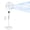 White, variant on Sweetcrispy 16" Pedestal Fan with Remote, 3-Speed, 80° Oscillating, Height Adjustable, 15H Timer, Quiet Energy-Efficient, Black