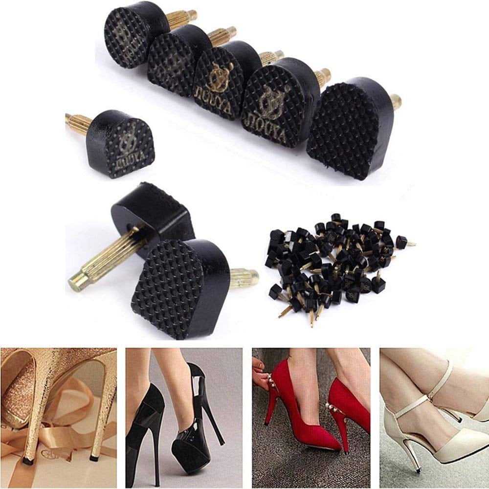 VGEBY 60PCS/30 Pairs(5 Different Size),High Heel Shoe Stiletto Repair