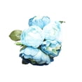 thumbnail image 3 of Ramo de flores artificiales Jumpingount para bodas azul verde 27 cm HA6520-09B, 3 of 6