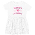 thumbnail image 3 of Inktastic Nanas Princess Granddaughter Girls Toddler Dress, 3 of 5