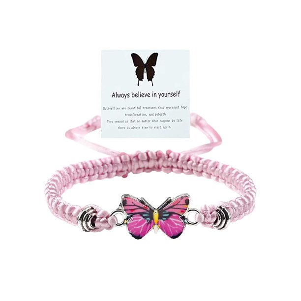 1Set Pulseras para Niñas Adolescentes Pulseras de cadena ajustable para las mujeres lindas pulseras del encanto