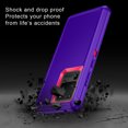 thumbnail image 7 of I-HONVA For Samsung Galaxy S20 Ultra Case,3-Layer Military Grade Drop Protection Anti-Slip Bumper Rugged Shockproof Dustproof Protection 6.9 inch Phone Case,Purple Pink, 7 of 7
