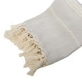 thumbnail image 6 of yotijay Cotton Fouta Turkish Towel Beach Spa Bath Towel Pestemal Pestemal Gray, 6 of 6