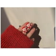 thumbnail image 4 of Pendientes navideños lindos pendientes de resina de alce de Papá Noel pendientes de muñeco de nieve dulces femeninos sin agujeros para las orejas, 4 of 5