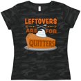 thumbnail image 3 of Inktastic Leftovers are for Quitters with Pumpkin Pie Women's T-Shirt, 3 of 5