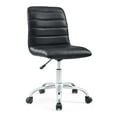 thumbnail image 2 of Modway Ripple Armless Mid Back Leatherette Office Chair, Multiple Colors, 2 of 6
