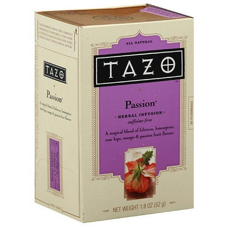 Tazo Passion Herbal Infusion Tea, 20ct (Pack of 6)