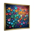 thumbnail image 2 of Designart "Street Art Love Balloon I" Fashion Framed Wall Art Decor - Glam Blue Pop Art Living Room Framed Canvas Art, 2 of 6