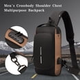 thumbnail image 4 of Clearance! Lotpreco Anti theft Crossbody Sling Bag,Waterproof Chest Daypack with USB Charging, Shoulder Backpack for Men Women, 4 of 9