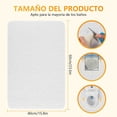 thumbnail image 2 of Tapete para Regadera Antiderrapante, Tapete para Baño, Tapete de Ducha PVC Loofah, Tapete de Baño con Drenaje, Alfombra para Ducha, Secado Rápido (Blanco), 2 of 4