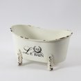 thumbnail image 1 of "Le Bain" Bathtub Table Decor in Distressed White, 1 of 4