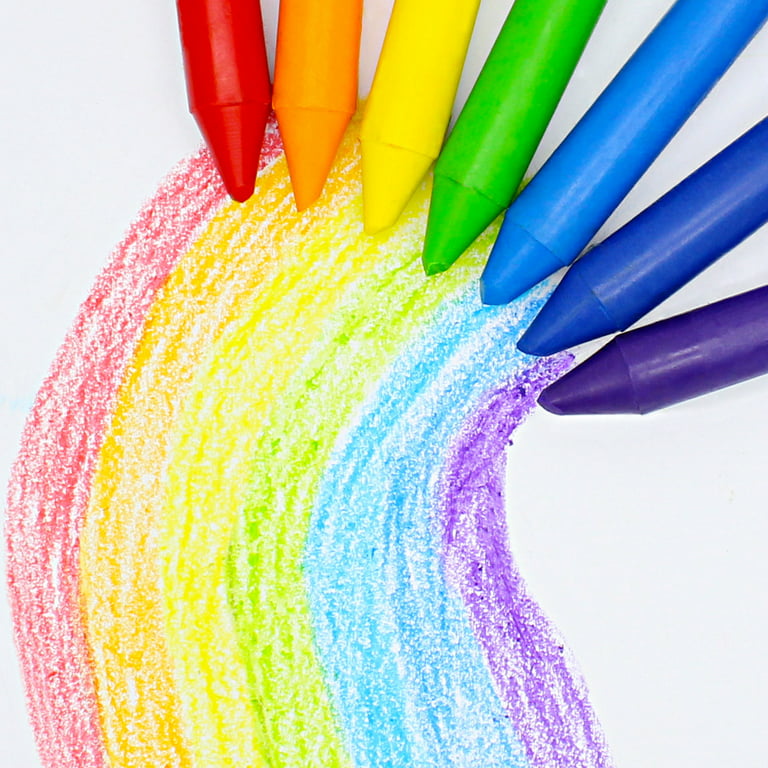 Crayones gigantes Jumbo, no tóxicos, fáciles de sostener y seguros para  niños Flower Monaco, 16 lápices de colores., 16 colors