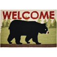 thumbnail image 1 of Homefires PY-RF003 22 x 34 in. Bear Welcome Indoor Accent Rugs, Blue, 1 of 1