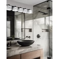 thumbnail image 3 of Dainolite 5 Light Vanity in Matte Black w/ Clear Water Glass, 3 of 3