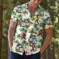 thumbnail image 6 of Funny Surfing Bigfoot Hawaiian Shirt For Men Summer Beach Big Foot Mens Hawaiian Shirts Short Sleeve Button Down Shirt Men, 6 of 7