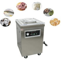 INTBUYING Single Chamber Vacuum Packaging Machine Vacuum Packaging Sealer Dry Moist Food Sealing Package