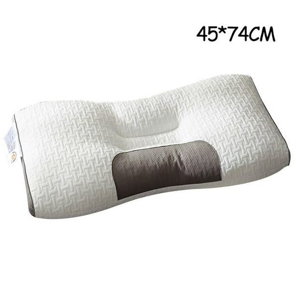 Almohada Cervical ortopédica para el cuello, cojín de masaje de SPA de fibra de soja para el hogar, ayuda a dormir y protege el cuello
