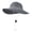 Z29-Grey, variant on Women's Ponytail Sun Hat, Wide Brim UV Protection Adjustable Beach Hat with Chin Strap for Outdoor Activities, Hiking and Vacation