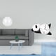 thumbnail image 2 of Acuario de escritorio,Pecera pequeña transparente,pecera,jarrón,mesa,Tanque de peces Contenedor de acuario transparente Hogar,Reloj de pared,Reloj de pared Panda Decoración del hogar Lindo, 2 of 8