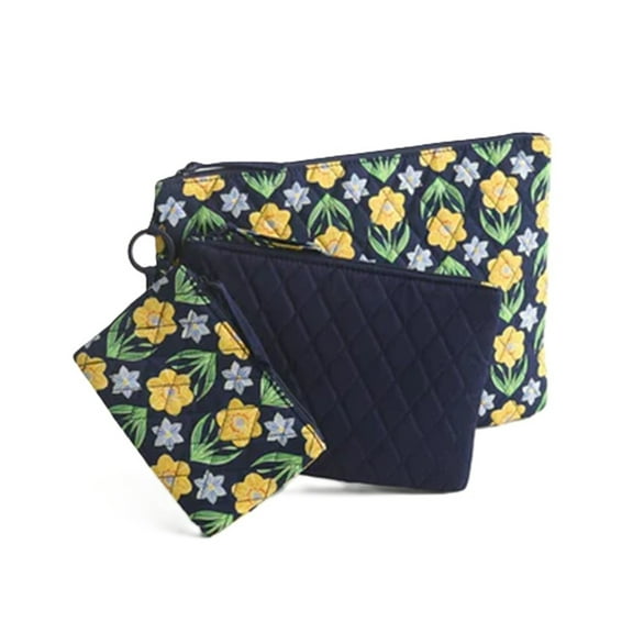 Vera Bradley Women's 3 Pouch Organizer Set in Daffodils