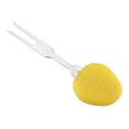 thumbnail image 1 of 2 piezas de acero inoxidable tenedores de fresa barbacoa pinchos cocina casera aperitivos de frutas (amarillo), 1 of 8
